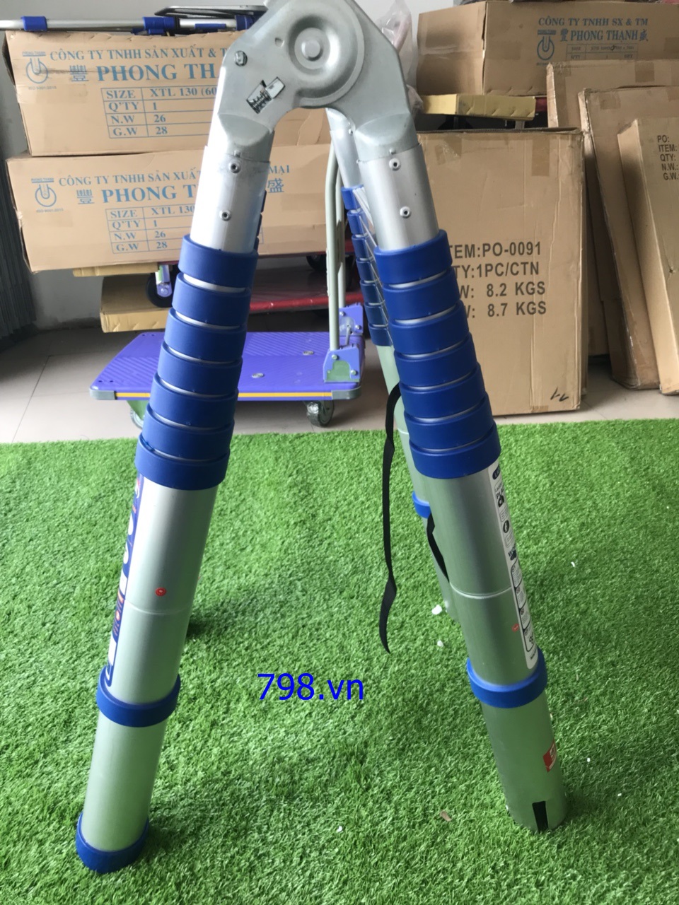 thang nhôm rút nk-38ai