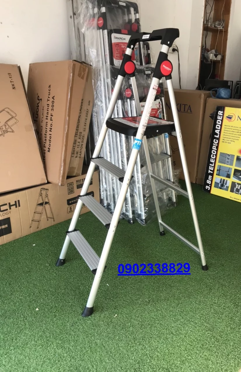 thang ghế tay vịn 4 bậc hl04
