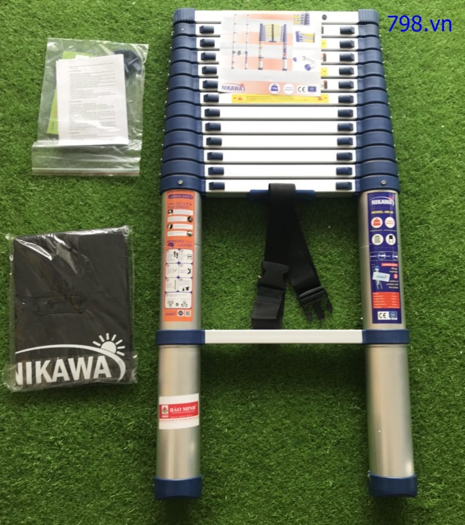 thang nhôm rút đơn niakwa nk 48 giá rẻ tphcm