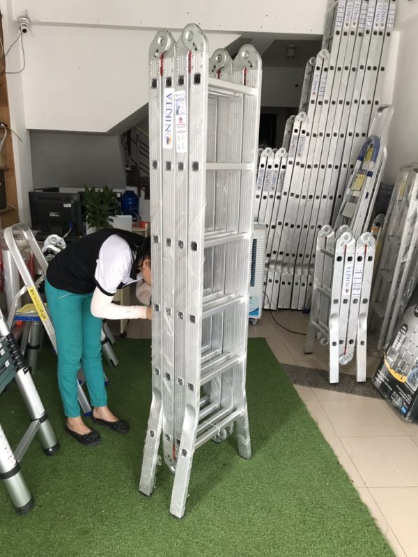 Thang Nhôm Gấp 4 Khúc Quận 1