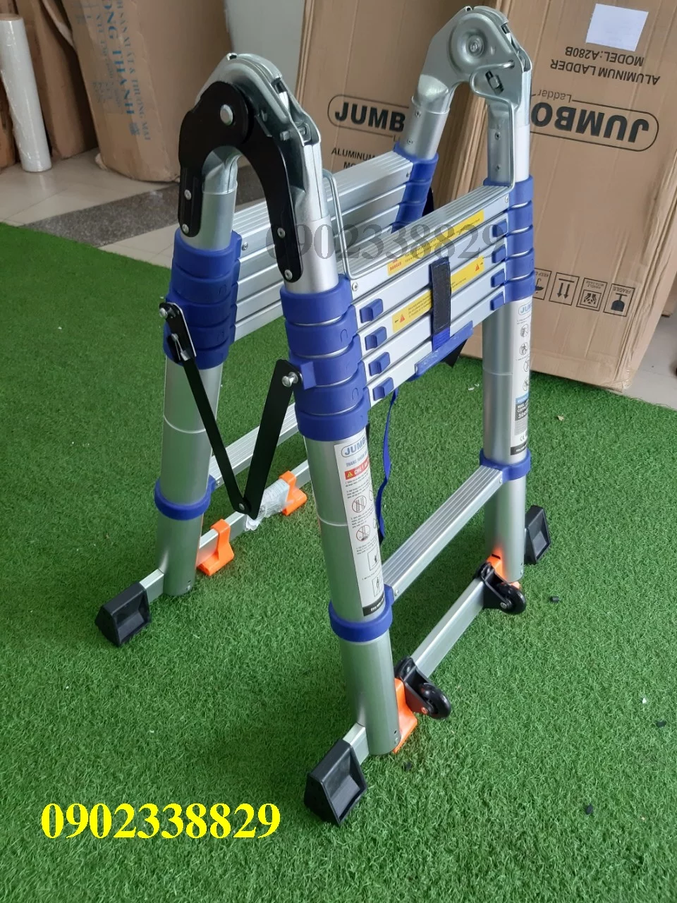 Thang nhôm rút đôi JUMBO A280B Thang nhôm rút đôi JUMBO A280B