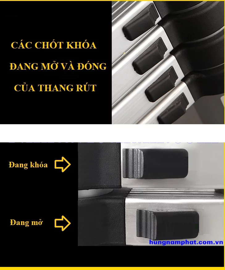 Thang nhôm rút đôi chữ a dài nhất 8m AI80 Thang nhôm rút đôi chữ a dài nhất 8m AI80