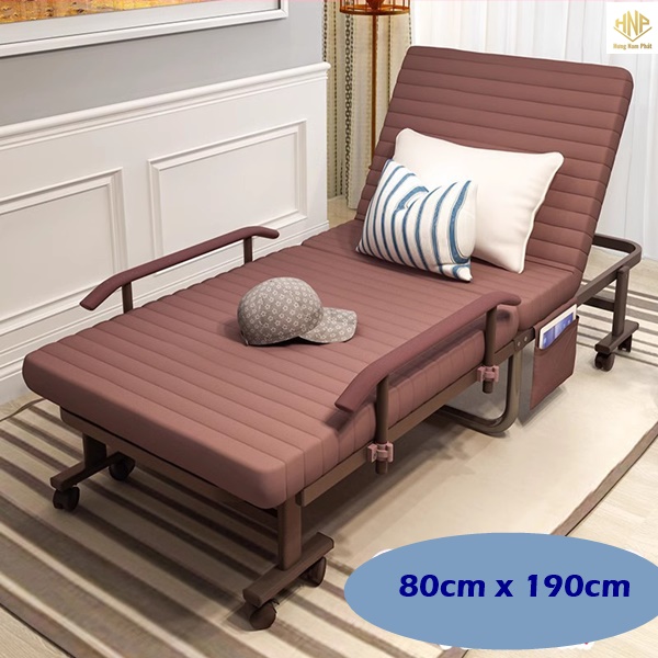 Giường xếp nệm Hàn Quốc CC70 (Rộng 70cm)