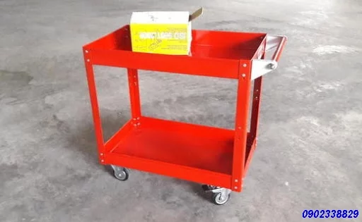 Bán xe đẩy dụng cụ 2 tầng XCD100T2