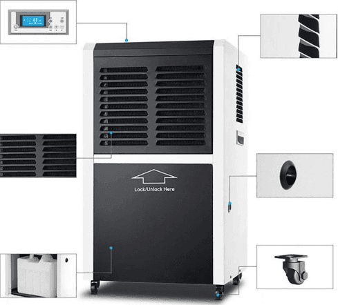 Máy hút ẩm công nghiệp Dorosin-ERS-860L Máy hút ẩm công nghiệp Dorosin-ERS-860L