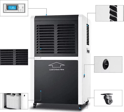 Máy hút ẩm công nghiệp Dorosin-ERS-860L Máy hút ẩm công nghiệp Dorosin-ERS-860L