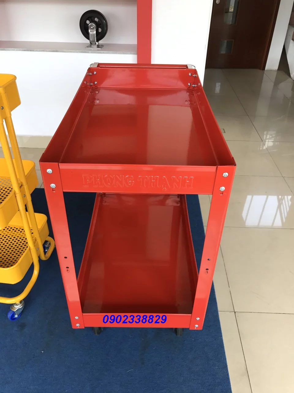 Bán xe đẩy dụng cụ 2 tầng XCD100T2