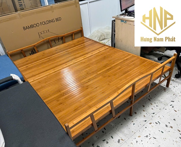 Giường Tre Gấp Gọn 1m5 GT150 Giường Tre Gấp Gọn 1m5 GT150